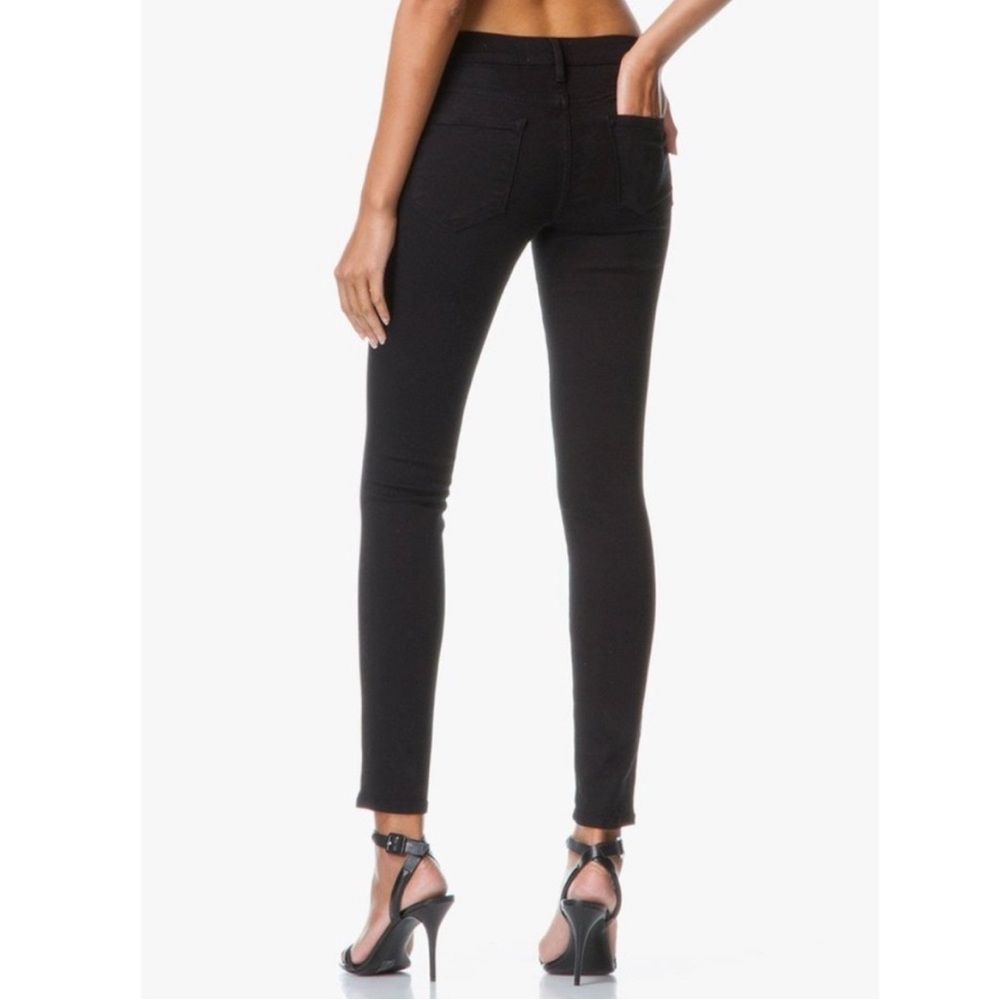 Frame‎ Denim Jeans Women’s Black Noir Le Skinny de Jeanne Stretch Skinny fit
